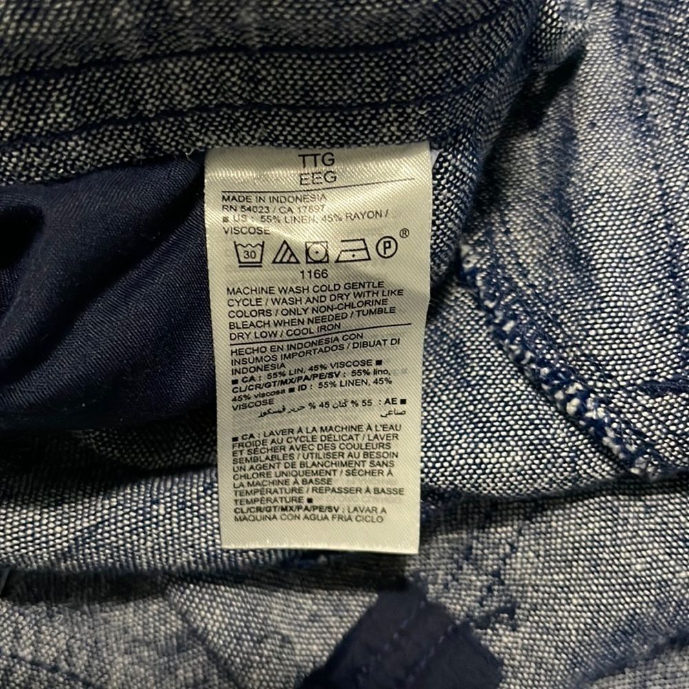 NWT- Old Navy - XXL, 2X & 3X. Linen Blend Short - Picture 9 of 9
